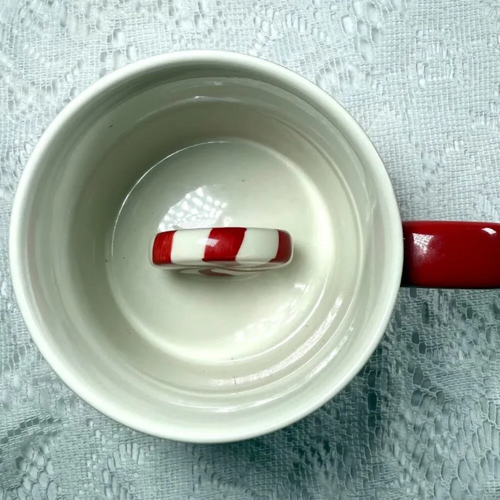 Target WONDERSHOPS Christmas Mug - Gingerbread Men, Candy Canes, Snowflakes, 14